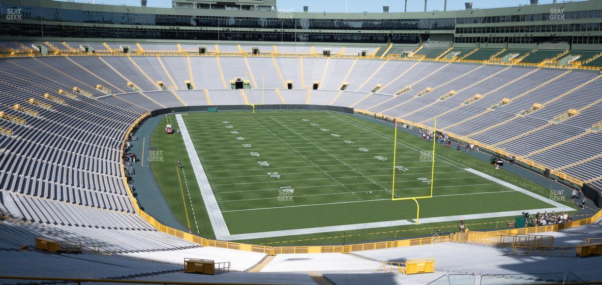 Lambeau Field - Section 346 Seat View