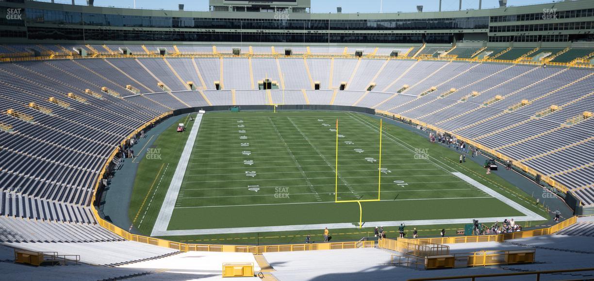 Lambeau Field - Section 350 Seat View
