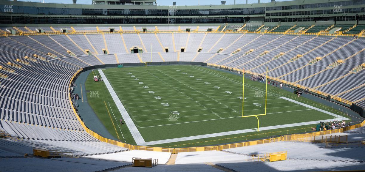 Lambeau Field - Section 400 Sro Seat View