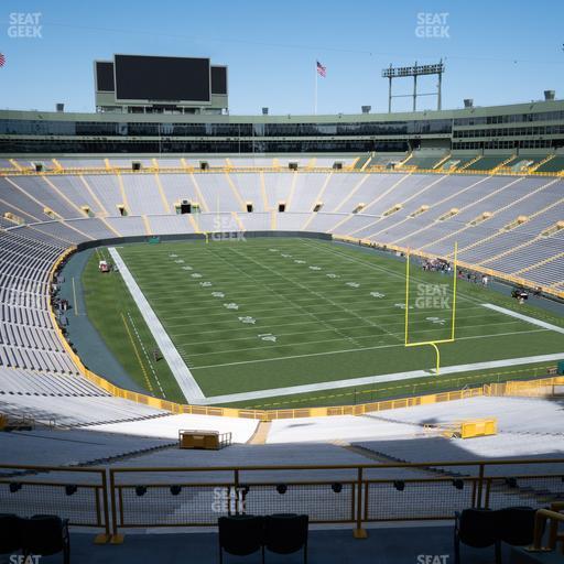 Lambeau Field - Section 400 Sro Seat View