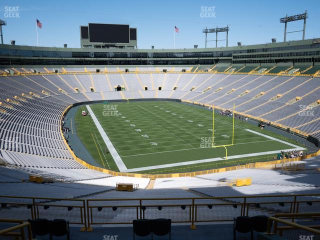 Lambeau Field - Section 400 Sro Seat View
