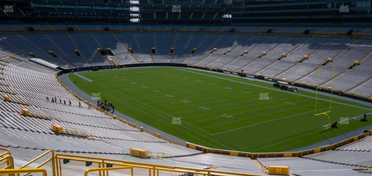 Lambeau Field - Section 405 Seat View