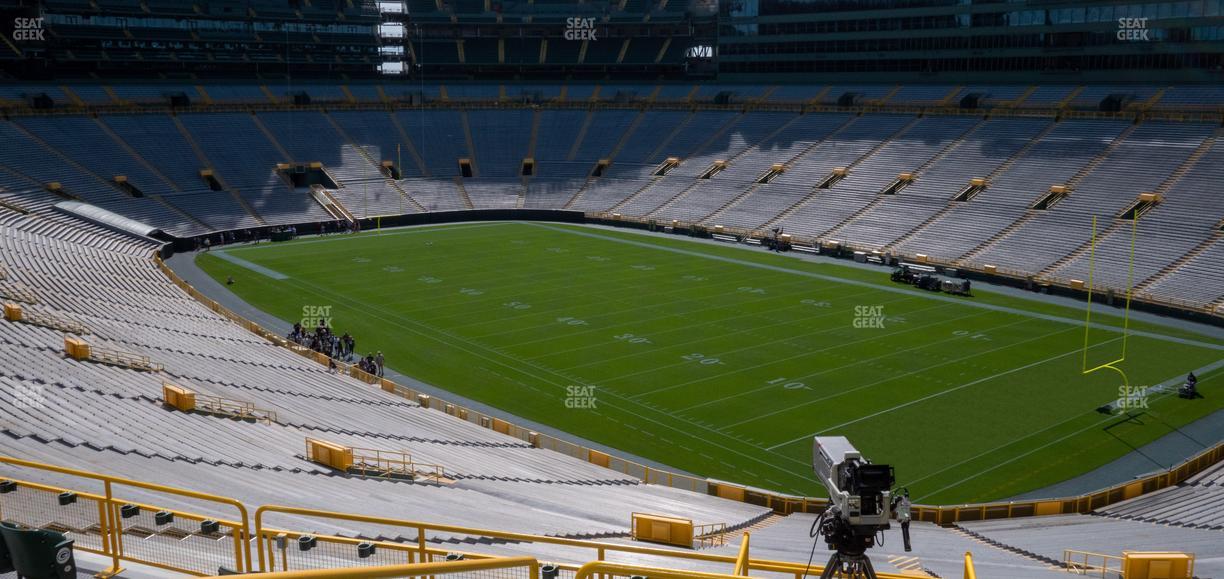 Lambeau Field - Section 407 Seat View