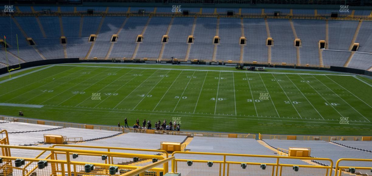 Lambeau Field - Section 417 Seat View
