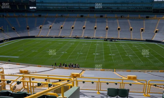 Lambeau Field - Section 417 Seat View