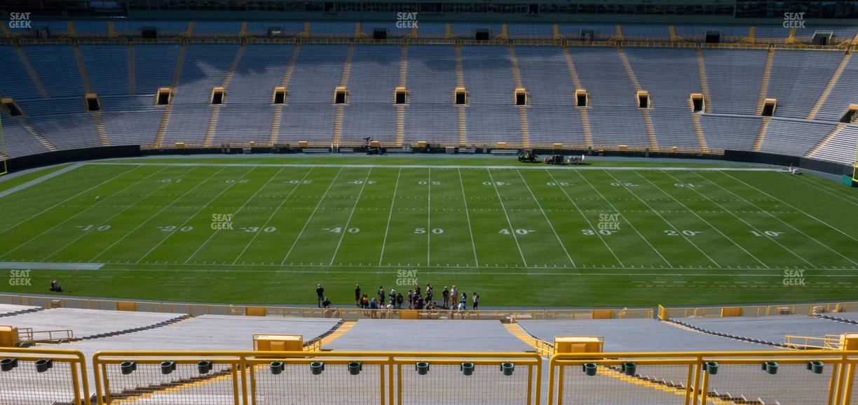 Lambeau Field - Section 419 Seat View