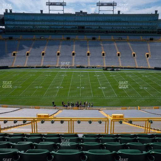 Lambeau Field - Section 419 Seat View