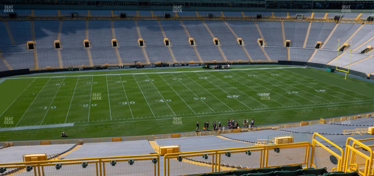 Lambeau Field - Section 423 Seat View