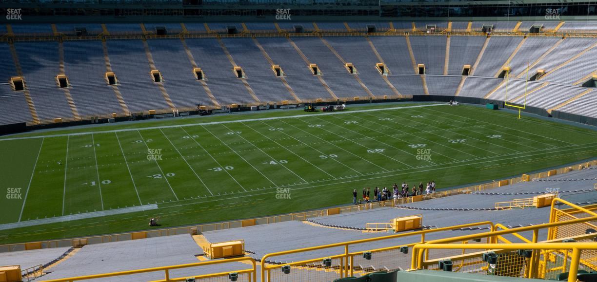 Lambeau Field - Section 425 Seat View