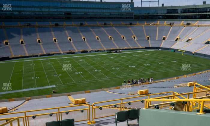 Lambeau Field - Section 425 Seat View