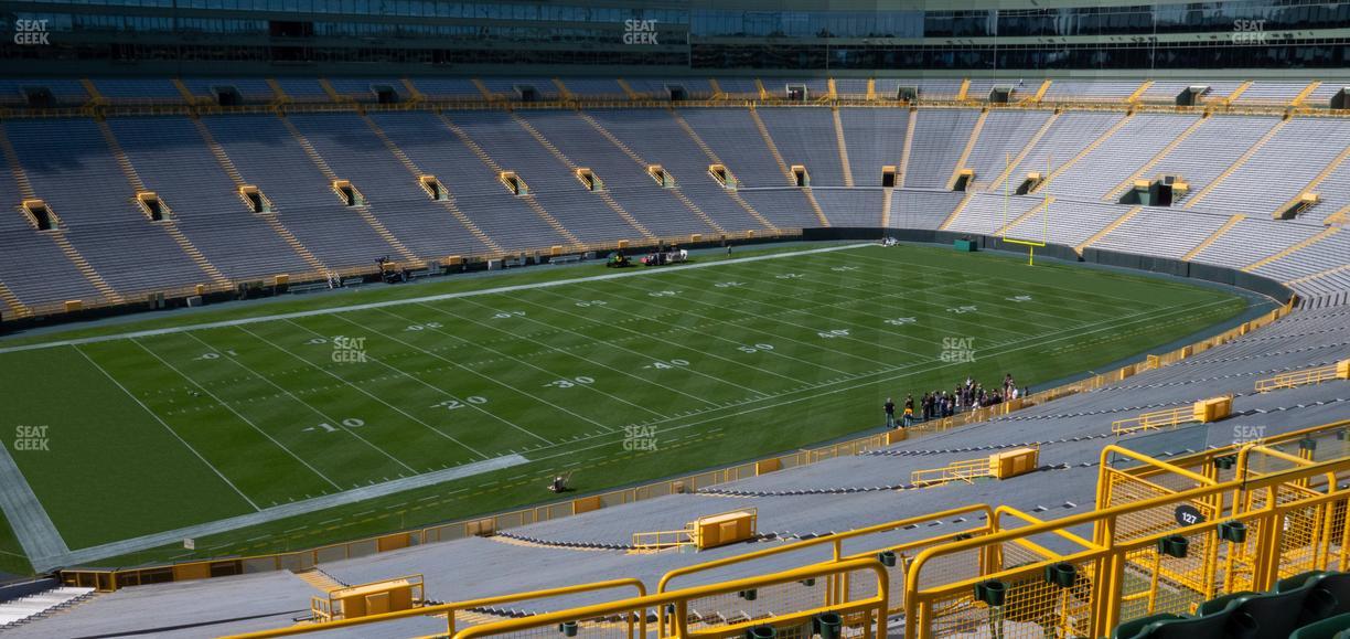 Lambeau Field - Section 429 Seat View