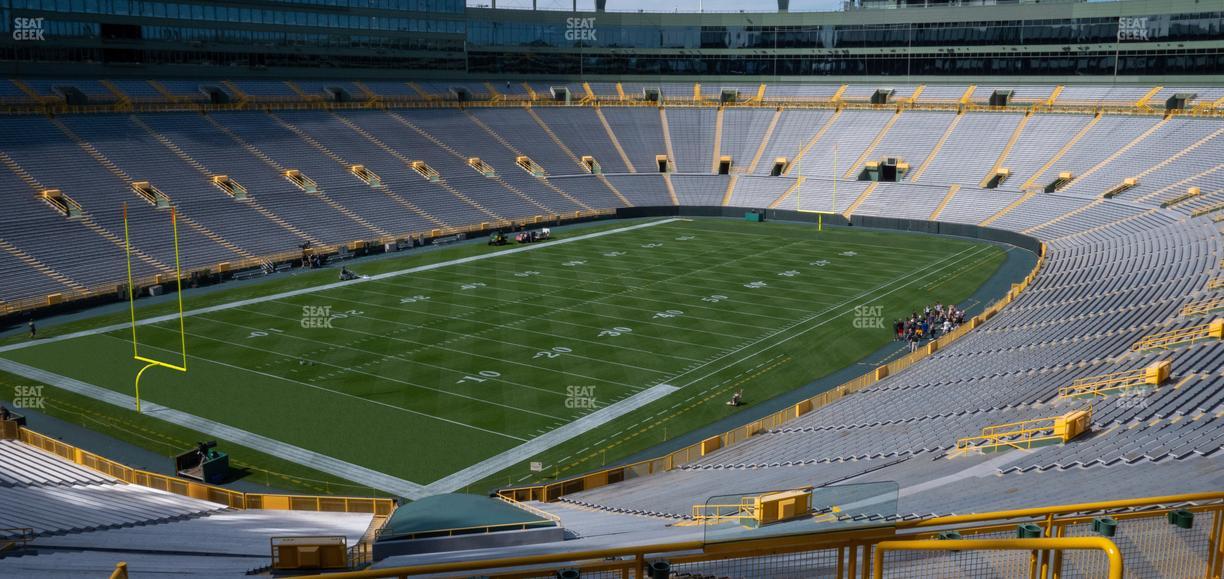 Lambeau Field - Section 435 Seat View