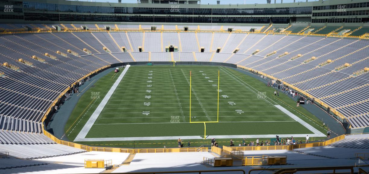 Lambeau Field - Section 446 S Seat View