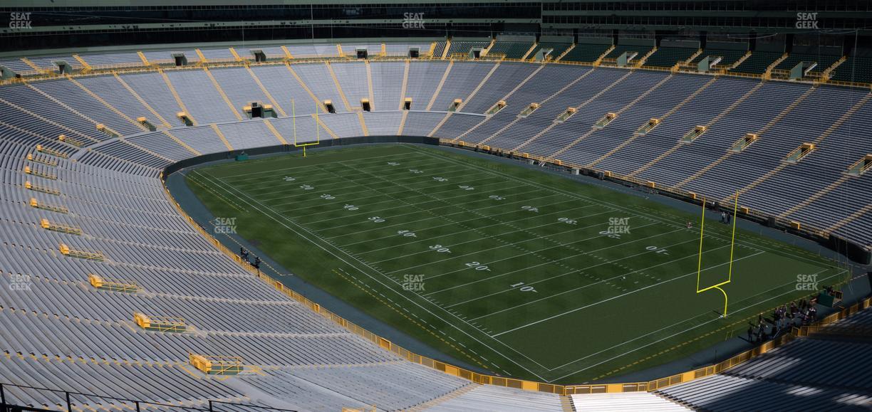 Lambeau Field - Section 600 Sro Seat View