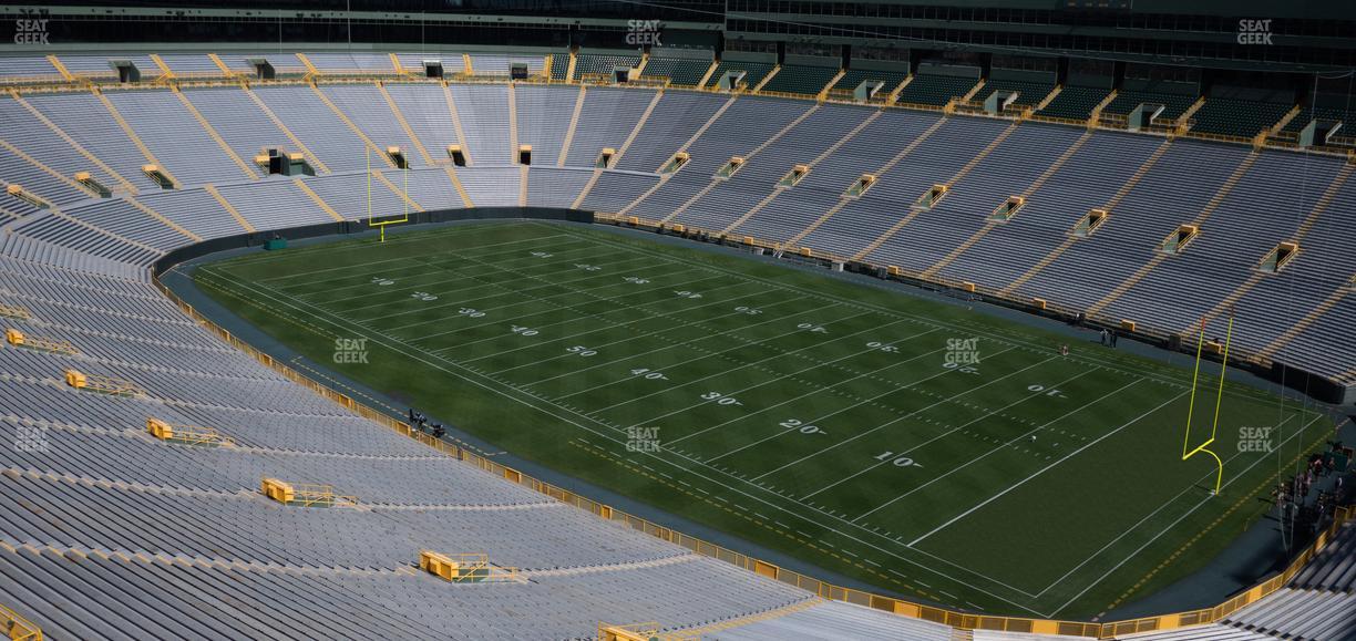 Lambeau Field - Section 630 S Seat View