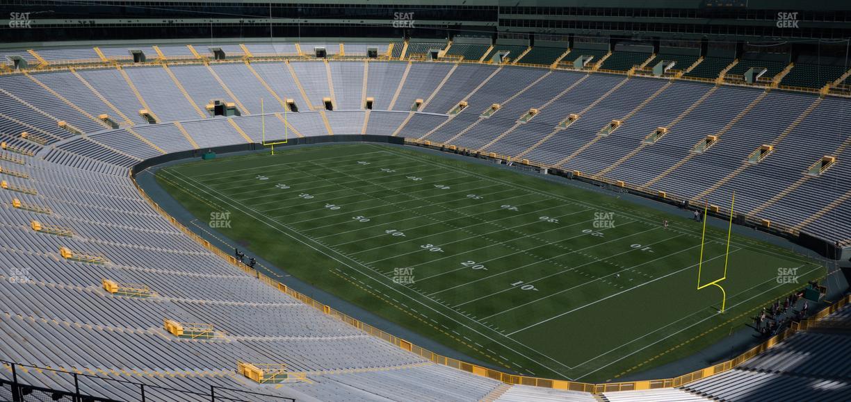 Lambeau Field - Section 634 S Seat View