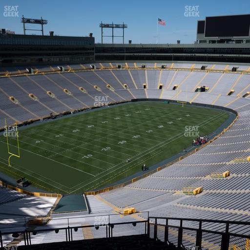 Lambeau Field - Section 635 S Seat View