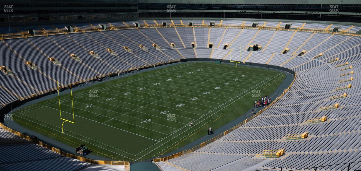 Lambeau Field - Section 637 S Sro Seat View