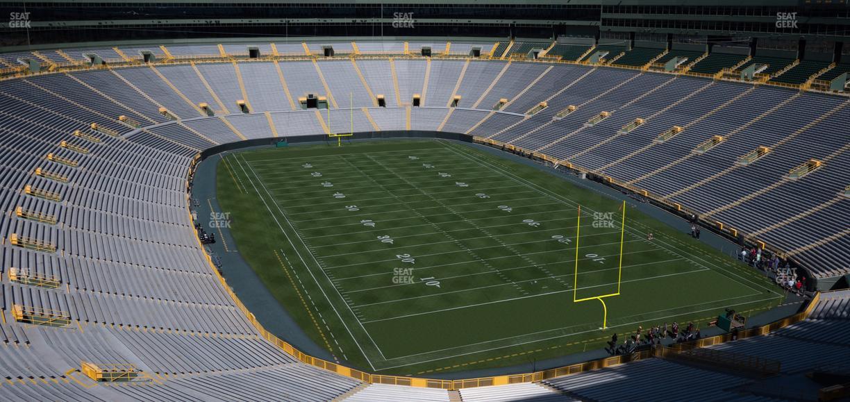 Lambeau Field - Section 642 S Seat View