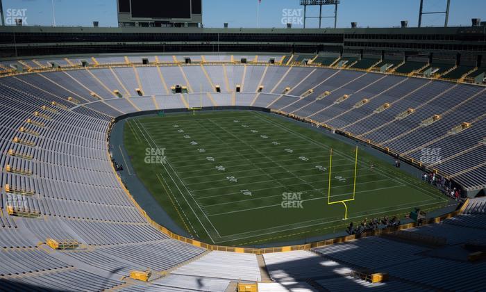 Lambeau Field - Section 642 S Seat View
