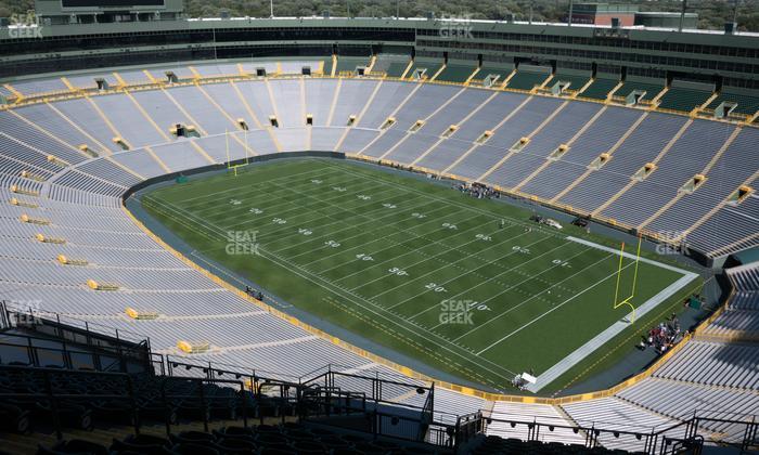 Lambeau Field - Section 732 S Seat View