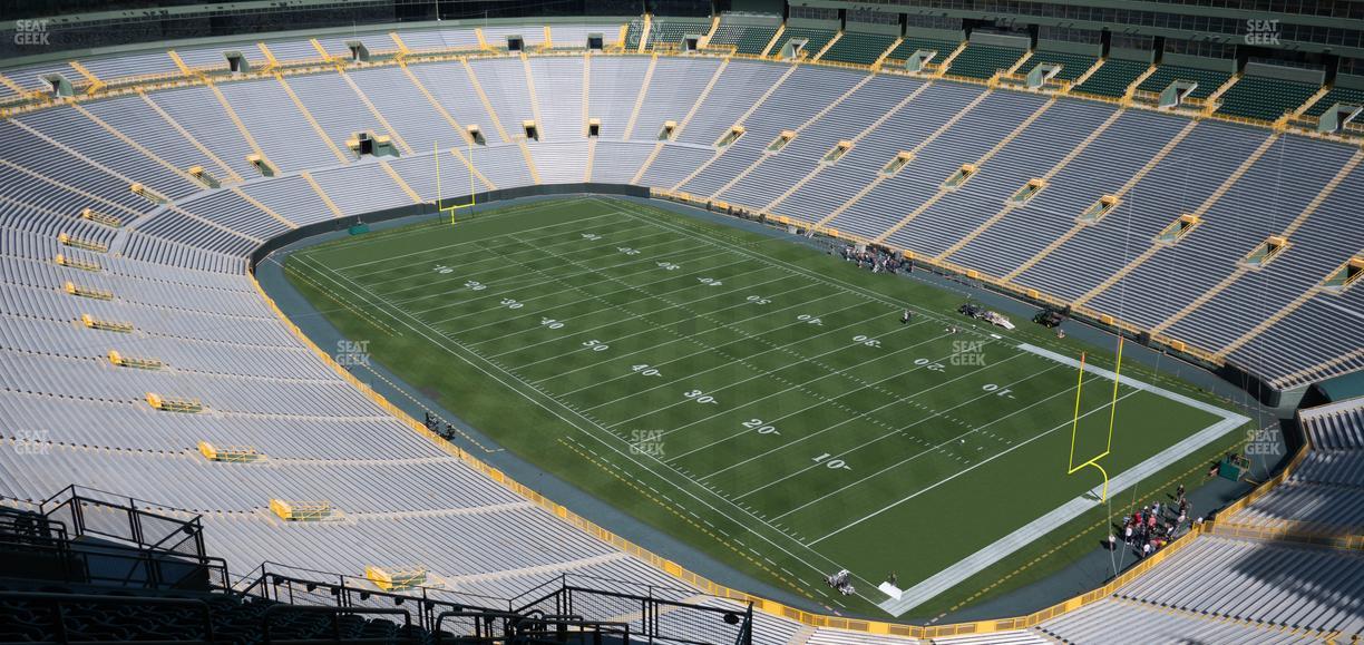 Lambeau Field - Section 734 S Seat View