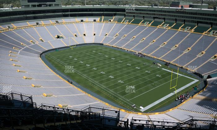 Lambeau Field - Section 734 S Seat View