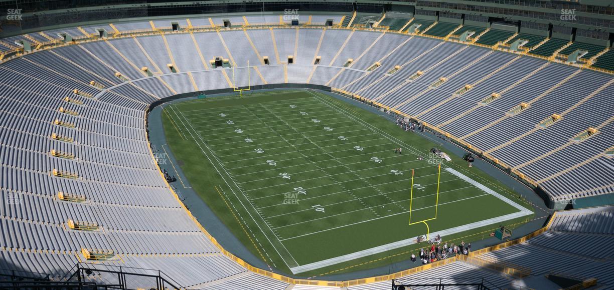 Lambeau Field - Section 740 S Seat View