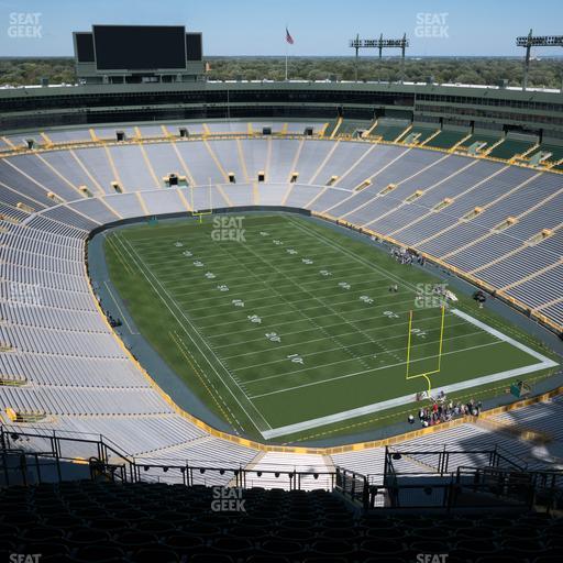 Lambeau Field - Section 740 S Seat View