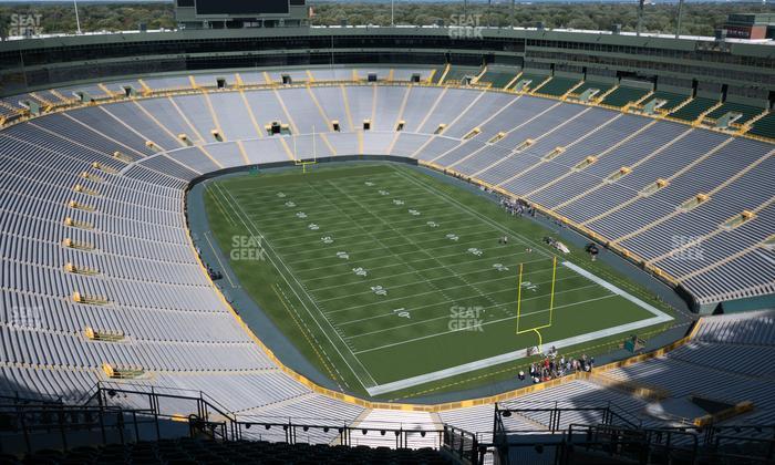 Lambeau Field - Section 740 S Seat View