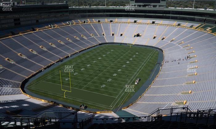Lambeau Field - Section 741 S Seat View