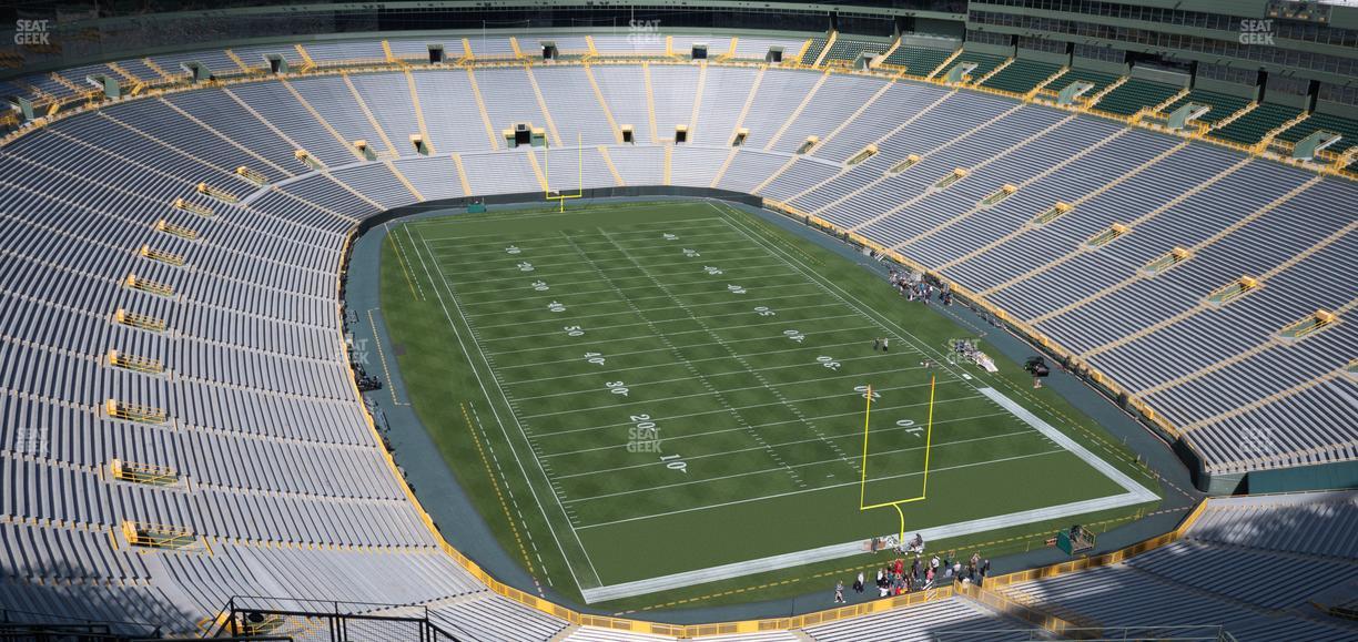 Lambeau Field - Section 742 S Seat View