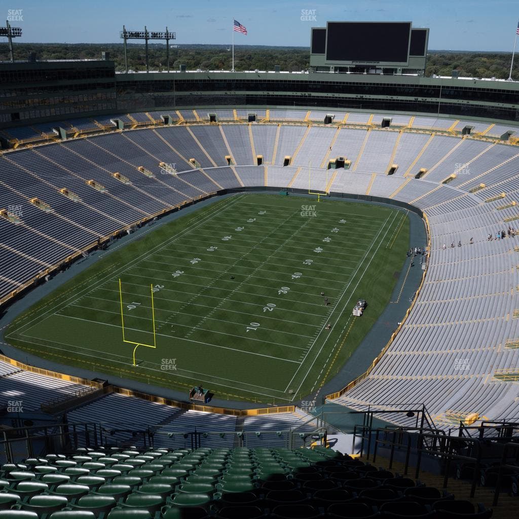 Lambeau Field - Section 743 S Seat View