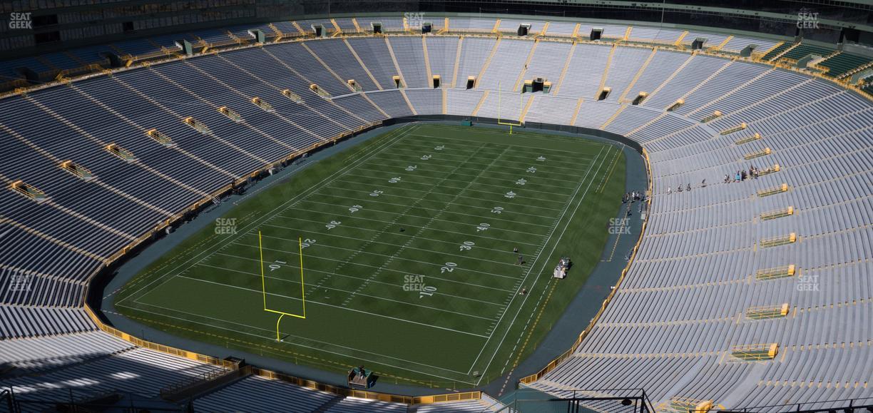 Lambeau Field - Section 743 S Seat View