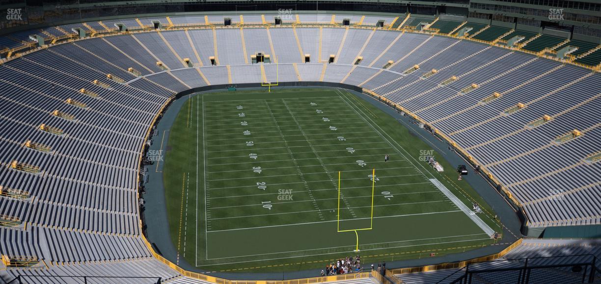 Lambeau Field - Section 746 S Seat View
