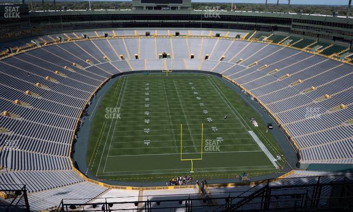 Lambeau Field - Section Champions Club 2 Seat View