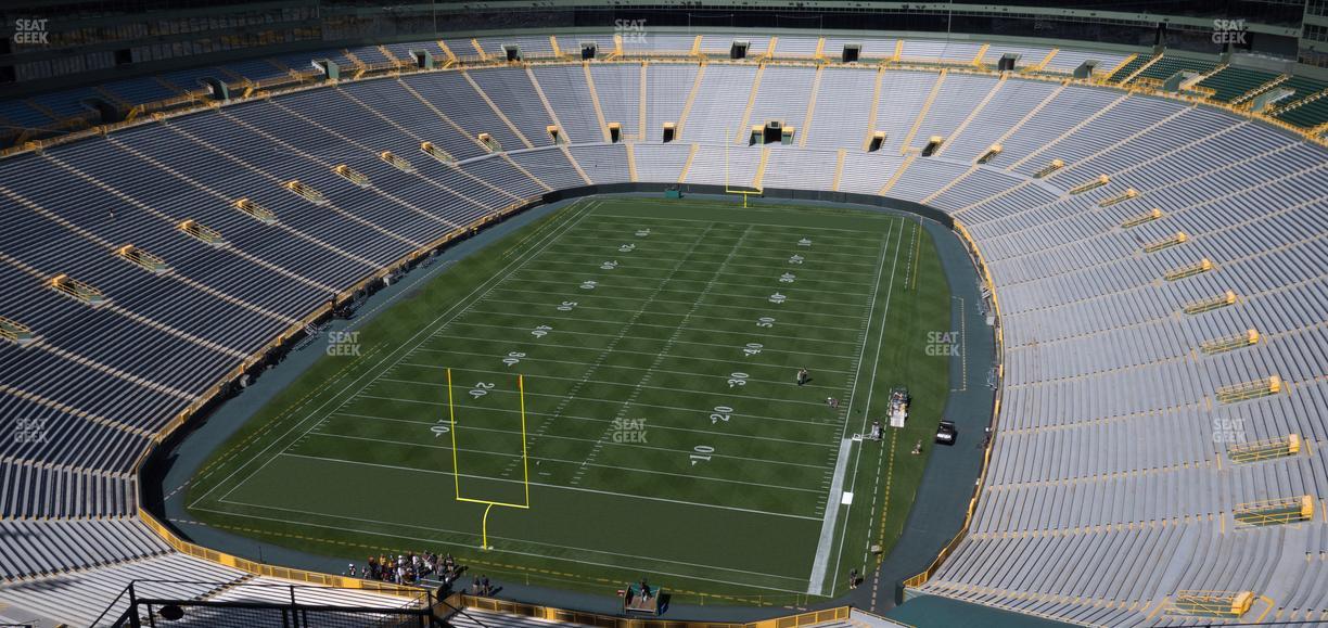 Lambeau Field - Section Champions Club 5 Seat View