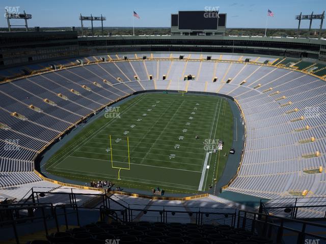 Lambeau Field - Section Champions Club 5 Seat View