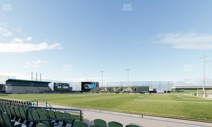 Lancaster Municipal Stadium - Section 107 Seat View