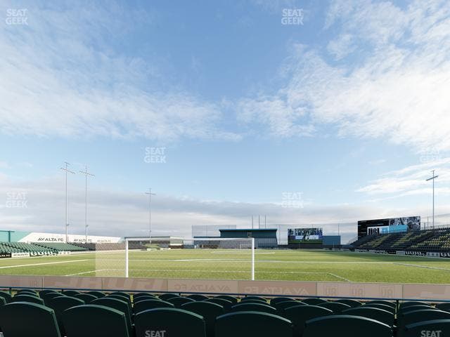 Lancaster Municipal Stadium - Section 114 Seat View