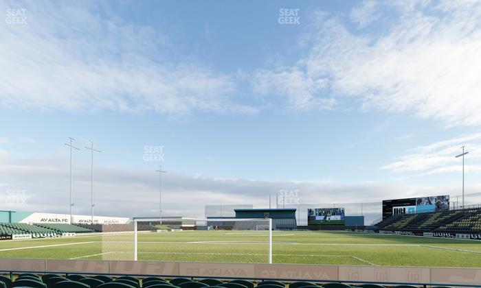 Lancaster Municipal Stadium - Section 114 Seat View