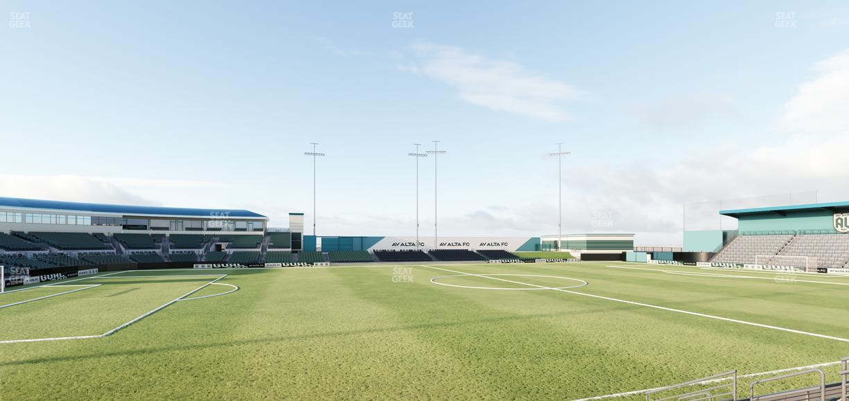 Lancaster Municipal Stadium - Section 120 Seat View