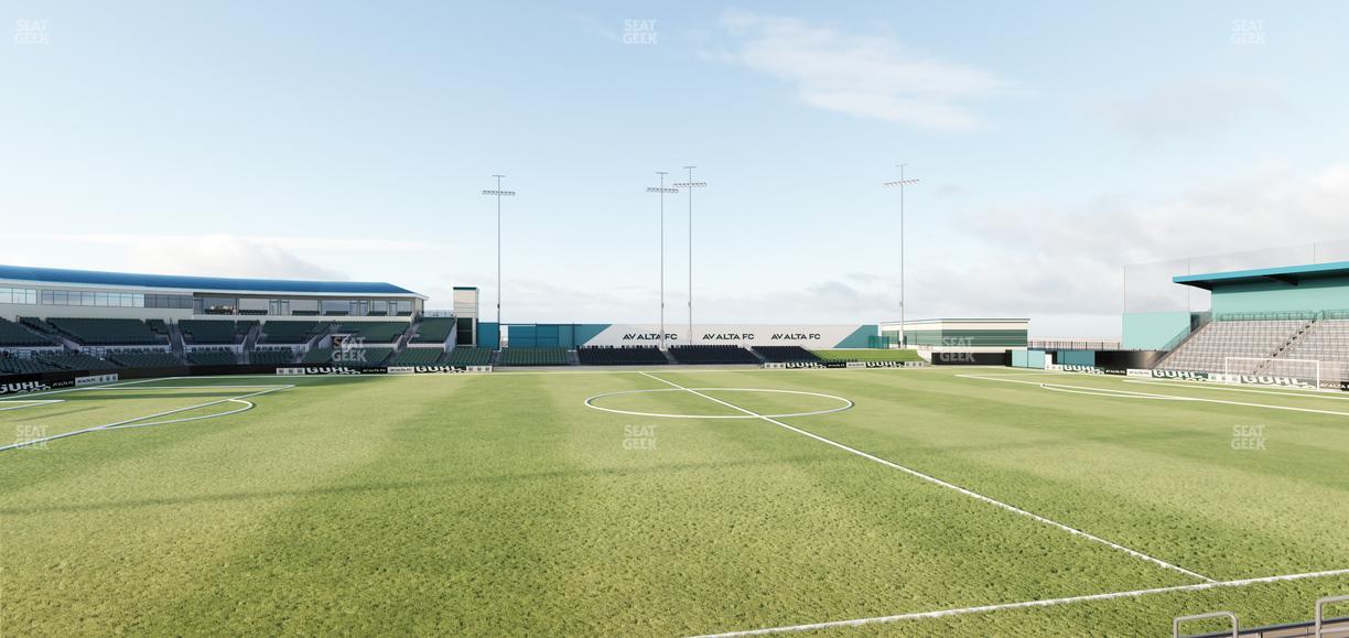 Lancaster Municipal Stadium - Section 122 Seat View