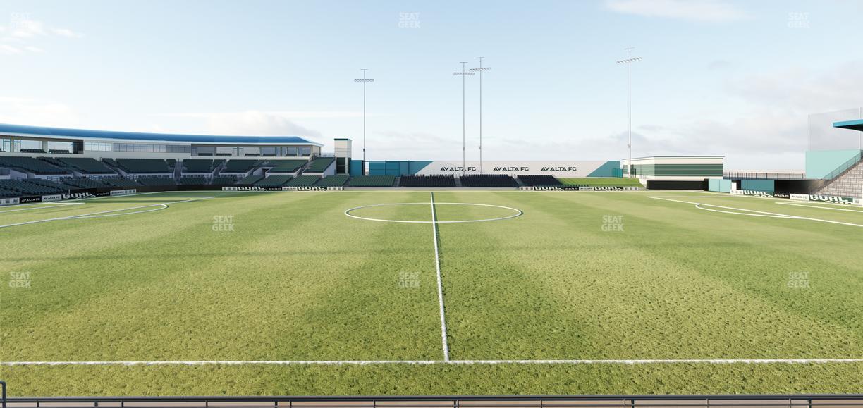 Lancaster Municipal Stadium - Section 124 Seat View