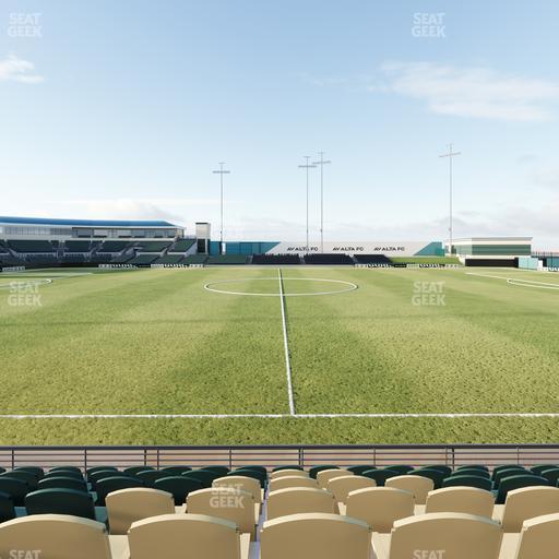 Lancaster Municipal Stadium - Section 124 Seat View