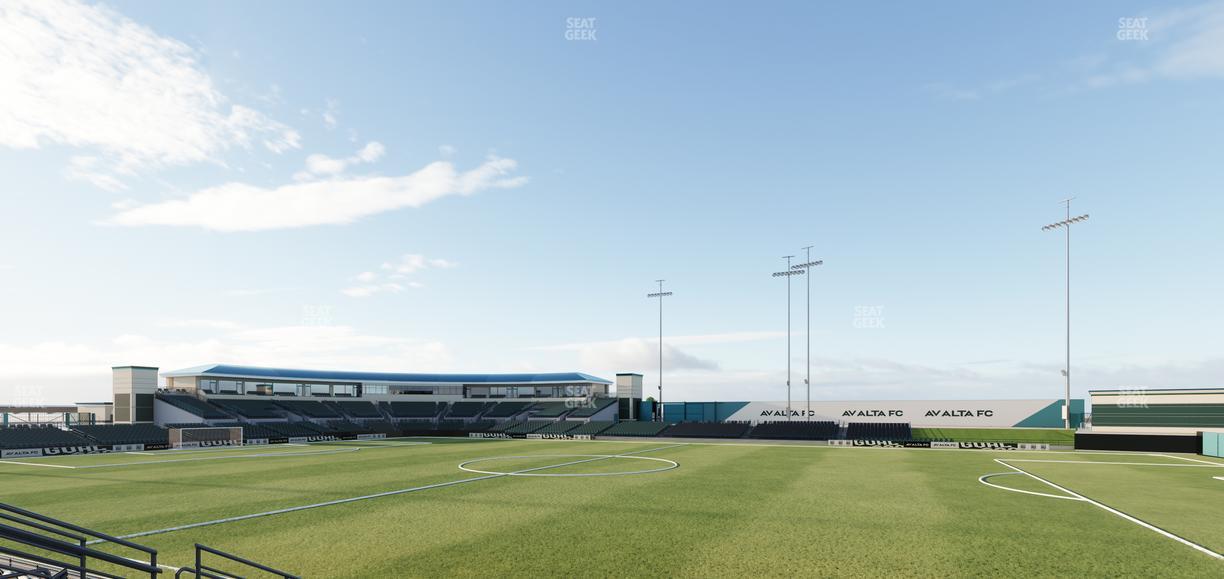 Lancaster Municipal Stadium - Section 128 Seat View