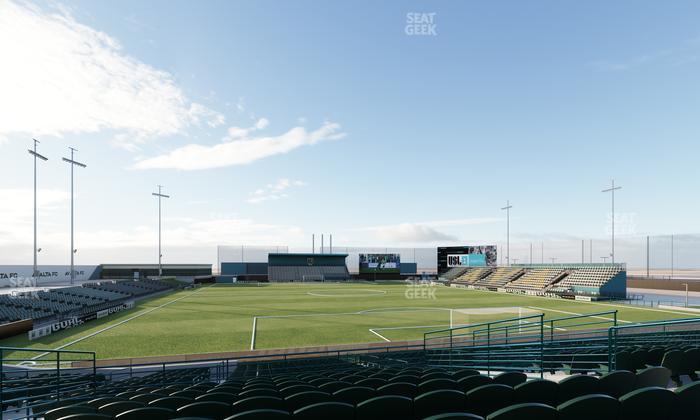 Lancaster Municipal Stadium - Section 206 Seat View