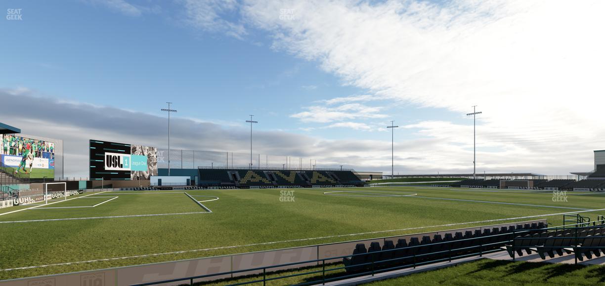 Lancaster Municipal Stadium - Section Bermuda Lawn Seat View