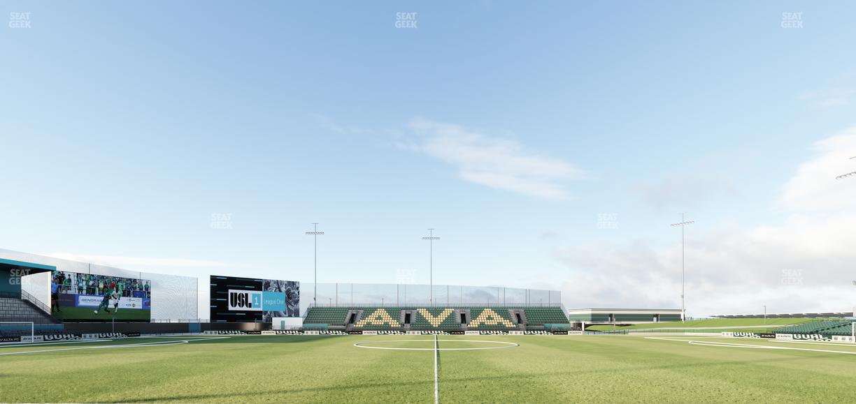 Lancaster Municipal Stadium - Section Club Alta 117 Seat View