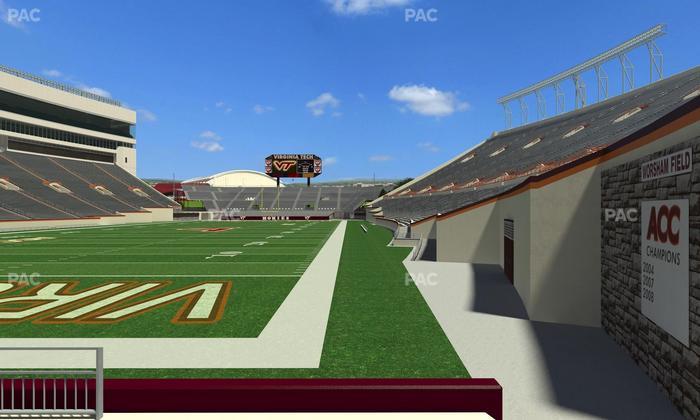 Lane Stadium - Section 101 Seat View